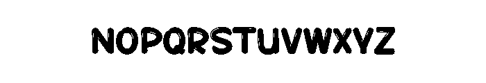 Funny Winter Font LOWERCASE