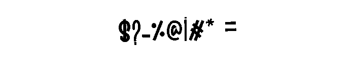 Funny Woody Font OTHER CHARS