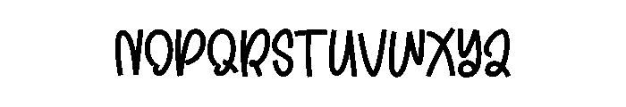 Funny Woody Font UPPERCASE
