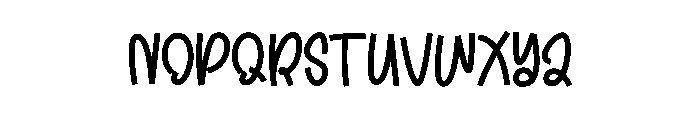 Funny Woody Font LOWERCASE