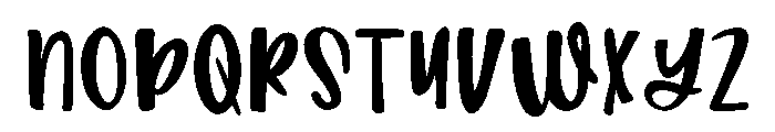 Funny heart Font LOWERCASE