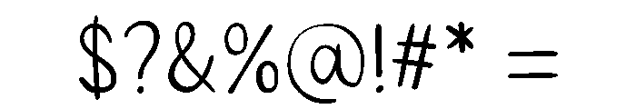 Funstroke Script Font OTHER CHARS