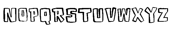 Funstroke Font UPPERCASE