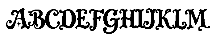 Funtorian Font UPPERCASE