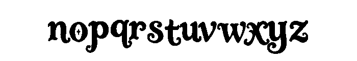 Funtorian Font LOWERCASE