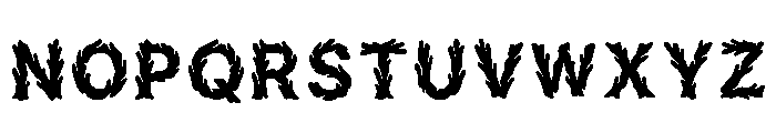 Furze Regular Font LOWERCASE