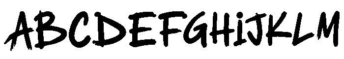 FutarinoDuntian Font UPPERCASE