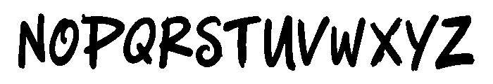 FutarinoDuntian Font UPPERCASE