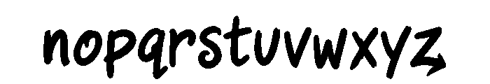 FutarinoDuntian Font LOWERCASE