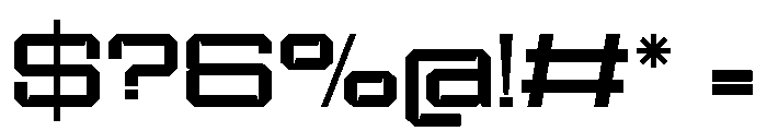 Futura Mugen Regular Font OTHER CHARS