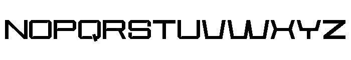 Futura Mugen Regular Font UPPERCASE