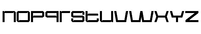 Futura Mugen Regular Font LOWERCASE