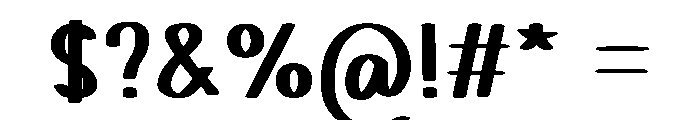 Future Dream Font OTHER CHARS