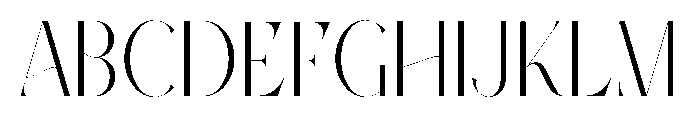 Future Flow Text Font UPPERCASE