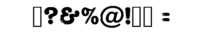 Future Machine Regular Font OTHER CHARS