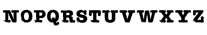 Future Machine Regular Font LOWERCASE