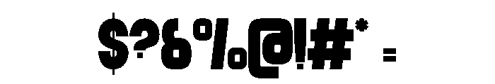Future Regular Font OTHER CHARS