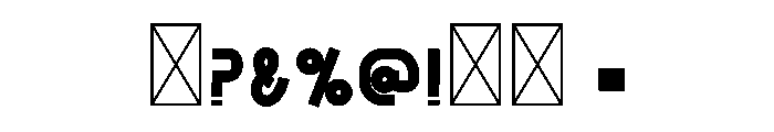 Future Type Font OTHER CHARS