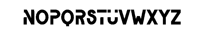Future Type Font LOWERCASE