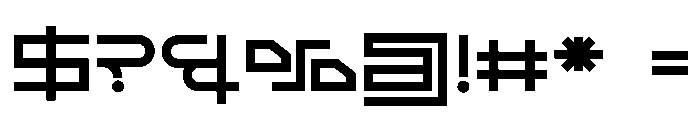 Fuutech Font OTHER CHARS