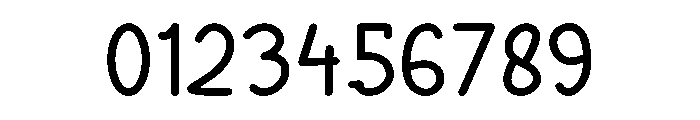 Fuzzy Chicklet Regular Font OTHER CHARS