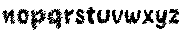 FuzzyWuzzy Font LOWERCASE