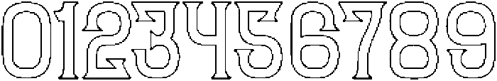 FUN FURIOUS-Hollow otf (400) Font OTHER CHARS