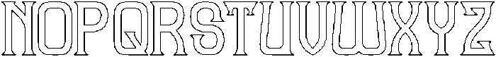 FUN FURIOUS-Hollow otf (400) Font UPPERCASE