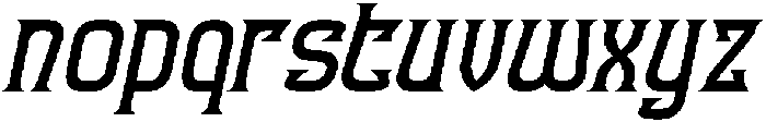 FUN FURIOUS Italic otf (400) Font LOWERCASE