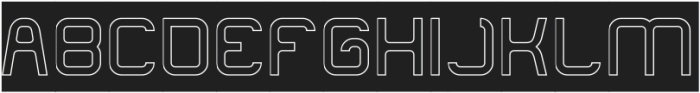 FUNRECORD LIVE-Hollow-Inverse otf (400) Font UPPERCASE