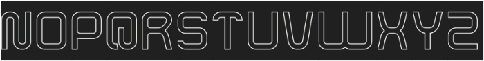 FUNRECORD LIVE-Hollow-Inverse otf (400) Font UPPERCASE