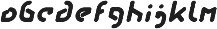 FUTURE Bold Italic otf (700) Font LOWERCASE