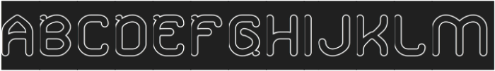 FUTURE MIND-Hollow-Inverse otf (400) Font UPPERCASE