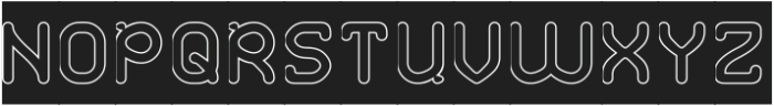FUTURE MIND-Hollow-Inverse otf (400) Font UPPERCASE