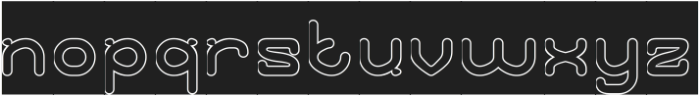 FUTURE MIND-Hollow-Inverse otf (400) Font LOWERCASE