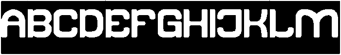 FUTURISTIC CLEAN-Inverse otf (400) Font UPPERCASE