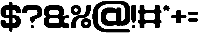 FUTURISTIC CLEAN otf (400) Font OTHER CHARS