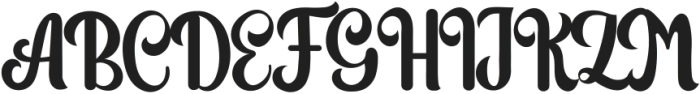 Fuber Crafting Regular ttf (400) Font UPPERCASE