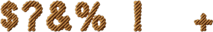 Fudge-Stripe-Cookies Regular otf (400) Font OTHER CHARS
