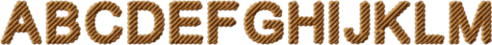 Fudge-Stripe-Cookies Regular otf (400) Font LOWERCASE