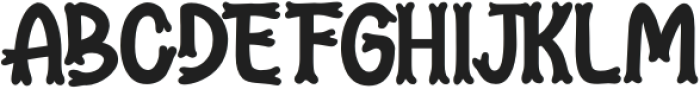 FudgieBagyFont otf (400) Font UPPERCASE