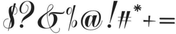 Fugenta Script Regular otf (400) Font OTHER CHARS