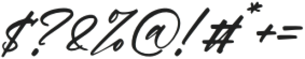 Fugiantte Italic otf (400) Font OTHER CHARS