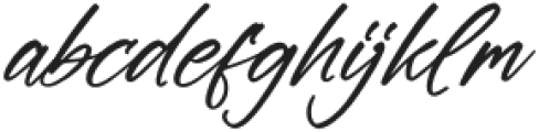 Fugiantte Italic otf (400) Font LOWERCASE