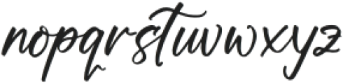 Fugiantte otf (400) Font LOWERCASE