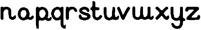 Fujage ttf (400) Font LOWERCASE