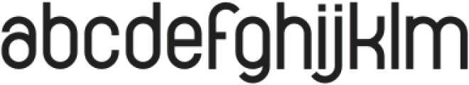 FujikaSans-Regular otf (400) Font LOWERCASE