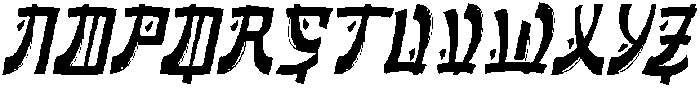 Fujimoto Italic otf (400) Font UPPERCASE