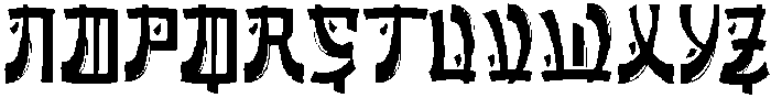Fujimoto Regular otf (400) Font UPPERCASE