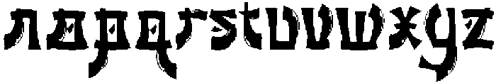 Fujimoto Regular otf (400) Font LOWERCASE